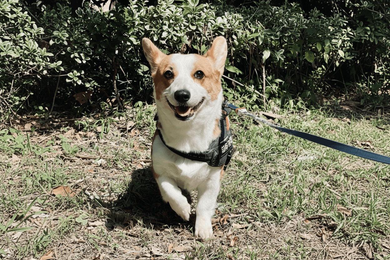 Mina — the real-world corgi